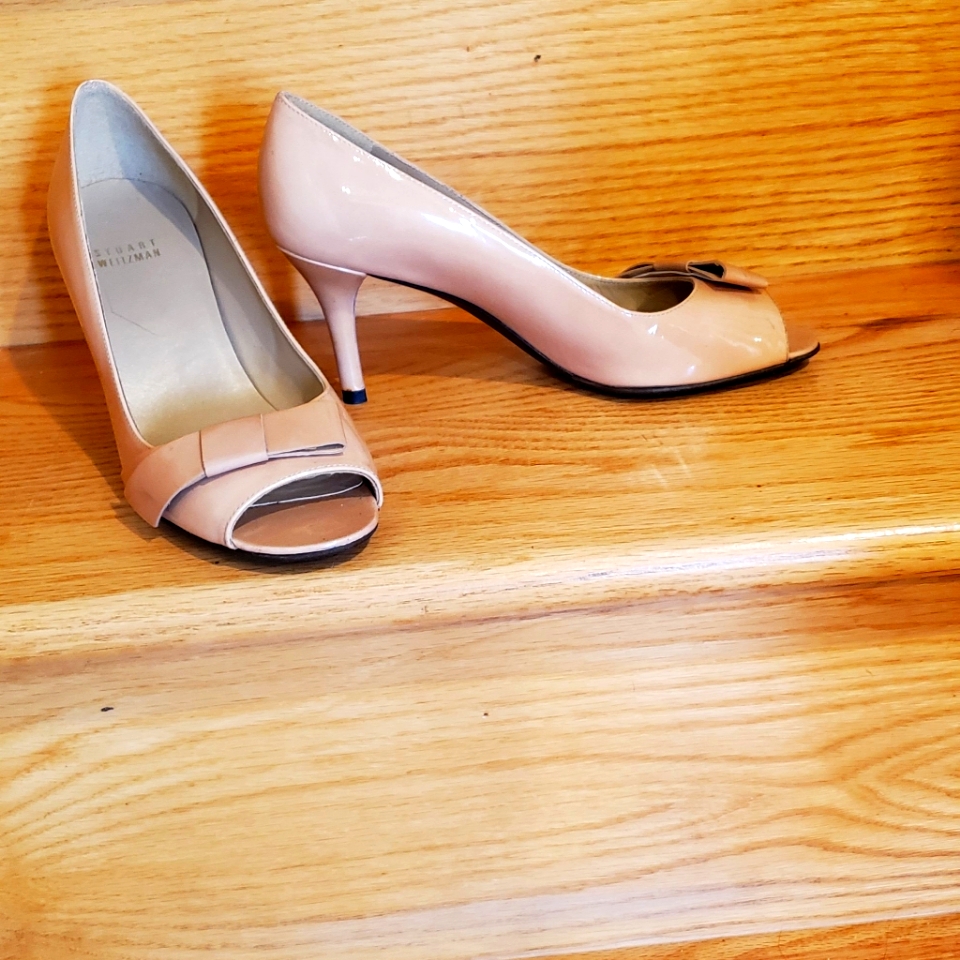 Bnwt Stuart Weitzman Payent Leather Shoes